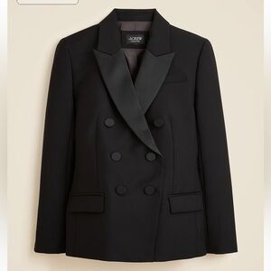 JCrew Collection Double-breasted blazer in Italian tuxedo wool, NWT